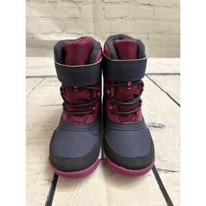 Merrell Snow Boots Toddler Girl’s  Size 5  Berry/Navy  Waterproof Winter